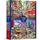 Trefl Palapelisetti Euroopan pääkaupungit, 2 x 500 palaa