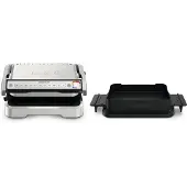 Tefal OptiGrill 4in1 GC774D, Ruostumaton teräs, Metalli, Suorakulmainen, Painikkeet, 600 cm², 30 x 20 mm (GC774D10)