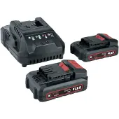Flex Tarvikesarja P-SET 22Q; 18V; 2x2,5Ah + latauslaite