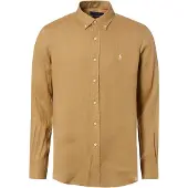 Ralph Lauren Custom Fit Linen Shirt - Beige - S