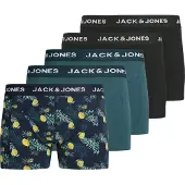 Jack & Jones Bokserishortsit 'JACJAKE' marine / laivastonsininen / keltainen / musta