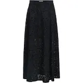Object Objbianca Mw Lo Long Skirt Noos - Black - M