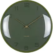 Karlsson seinäkello Fuerte Dome luxury green KA6084DG