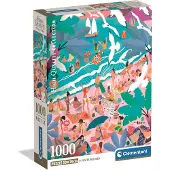 Clementoni - Kompakti 1000 palasta - Sunnuntai rannalla