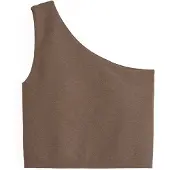 Aim'n Shape Seamless One Shoulder Bralette - Brown - M
