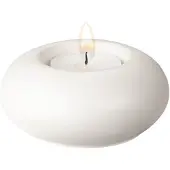 Scandi Living Stone lyhty Ø9 cm Valkoinen