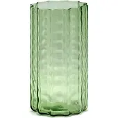Serax Waves 01 maljakko 21 cm Green-clear