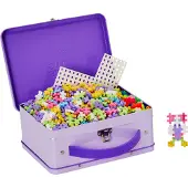 Plus plus Suitcase Pastel Metal - Multi/patterned - ONE SIZE