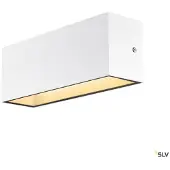 SLV Led ulkoseinävalaisin Sitra, Valkoinen/opaali, Alumiini, Moderni