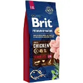 Brit 2x15kg Premium by Nature Senior L/XL Brit koiran kuivaruoka