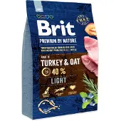 Brit 2x3kg Premium by Nature Light Brit koiran kuivaruokaa