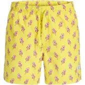 Jack & Jones Uimashortsit 'JPSTMaui' suklaa / sitruuna / roosa