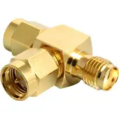 DeLOCK – SMA plug > SMA plug > SMA jack T-shape (88710)