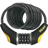 Onguard Doberman Combi Cable Lock Musta 185 cm x 10 mm