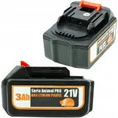 Rosfix Akku Rosfix Animal PRO – Suuri kapasiteetti 3Ah, Nopea lataus, Jännite 21V, MAX Lithium Power