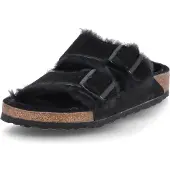 Birkenstock Arizona Shearling Leve Black Laf - Black - 43