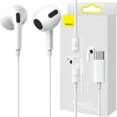 Baseus Encok C17 kuulokkeet USB-C - valkoinen