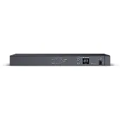 Cyberpower PDU24004, Hallittu, Kytkimellinen, 1U, Yksivaiheinen, Telineasennettava, Vaaka, Terästä