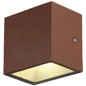 SLV Led ulkoseinävalaisin Sitra Single, Ruskea/ruoste, Alumiini, Moderni,