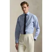 Ralph Lauren Custom Fit Stretch Poplin Shirt - Blue - 39.5