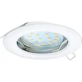 Eglo PENETO infälld GU10 240 lm Ø78 vit