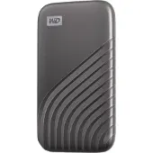 Western Digital My Passport 1 Tt USB 3.2 Gen 2 (USB-C) -ulkoinen SSD, kannettava, laitteistosalaus, salasanasuojaus, iskunkestävä, harmaa