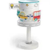 DALBER Pöytävalaisin Baby Travel, Valkoinen/opaali, Lastenhuone, Synteettinen materiaali