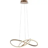 JUST LIGHT Led riippuvalaisin Maria, himmennettävä, Messinki/kulta, Makuuhuone, Alumiini, Moderni