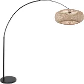 Steinhauer Kaari lattiavalaisin Sparkled Light, Musta, Olohuone/ruokailutila, Metalli, Skandinaavinen