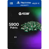Sony 5 900 EA FC 26 -pistettä (PSN-lahjakortti)