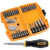 DeWalt Ruuvimeisselin kahva DT71506 + ruuvivääntimen päät