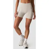 ICANIWILL Define Seamless V-shape Midi Shorts W Light Dusty Beige