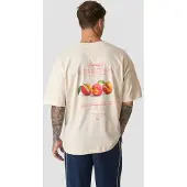 ICANIWILL Everyday Oversized Cotton T-shirt Print Cream White