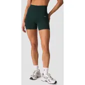 ICANIWILL Smooth Seamless Midi Shorts Wet Green