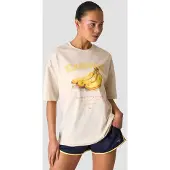 ICANIWILL Everyday Oversized Cotton T-shirt Cream White