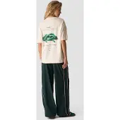 ICANIWILL Everyday Oversized Cotton T-shirt Cream White
