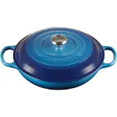Le Creuset Signature -buffetpata 3,5 l Azure blue