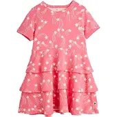 Mini Rodini Starfall Mekko Pink Pink 104/110 cm Vaaleanpunainen 104/110 cm Tytöt
