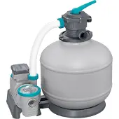Bestway 58486, Hiekkasuodatinsetti, Musta, Oranssi, Valkoinen, Uima-allas maanpinnan yläpuolella, 9800 L, 1100 L, 66600 L