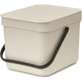 Brabantia Sort & Go jäteastia 6 litraa Soft beige