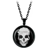 Wildcat Roses Skull Kette