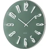 Karlsson seinäkello Esencia Elevated jungle green KA6090GR