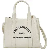 Karl Lagerfeld Käsilaukku 'Rue St-Guillaume' valkoinen