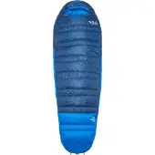 Rab Ascent -12C/10F Tempest Blue/Maya Blue Long - Left Zip