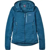 Rab Women's Ascendor Light Hoody Tempest Blue 10