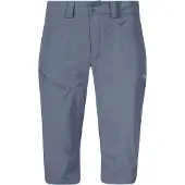 Bergans Vandre Light Softshell Long Shorts Women Granite Blue 44