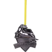Nemesis Now Hufflepuff Crest (Silver) Hanging Ornament 6cm