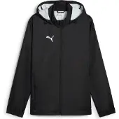Puma Urheilutakki 'TeamAdditions' musta / valkoinen