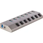 StarTech.com 7-pt USB Hub w/On/Off Switches (5G7AIBS-USB-HUB-EU)