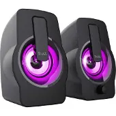 Trust PC-kaiuttimet 2.0 - - Gemi RGB - Monivärinen LED-valaistus - USB-virransyöttö - Etupaneelin äänenvoimakkuuden säätö
